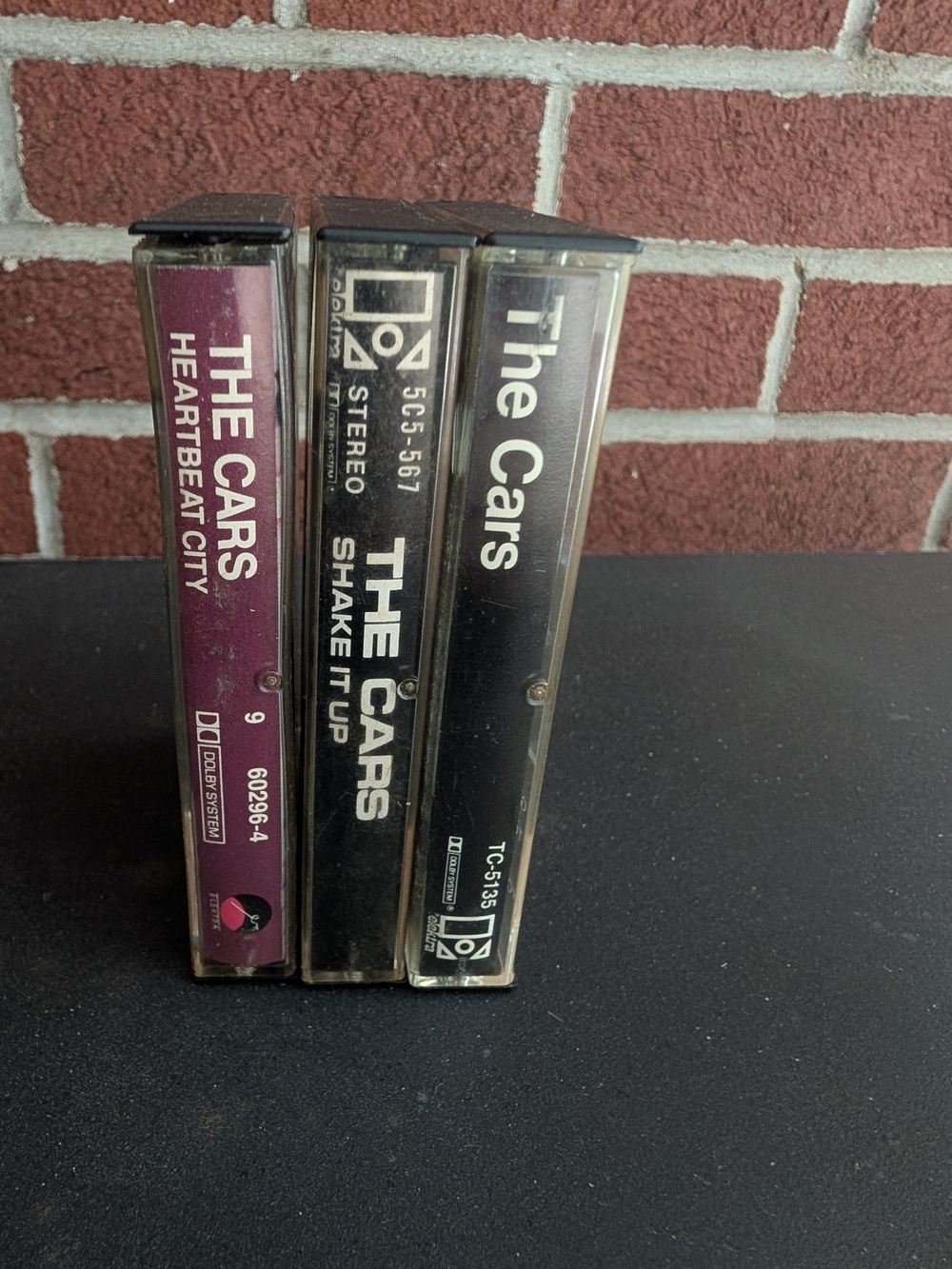 The Cars Cassette Tape Collection - Black and Maroon Bundle Of 3